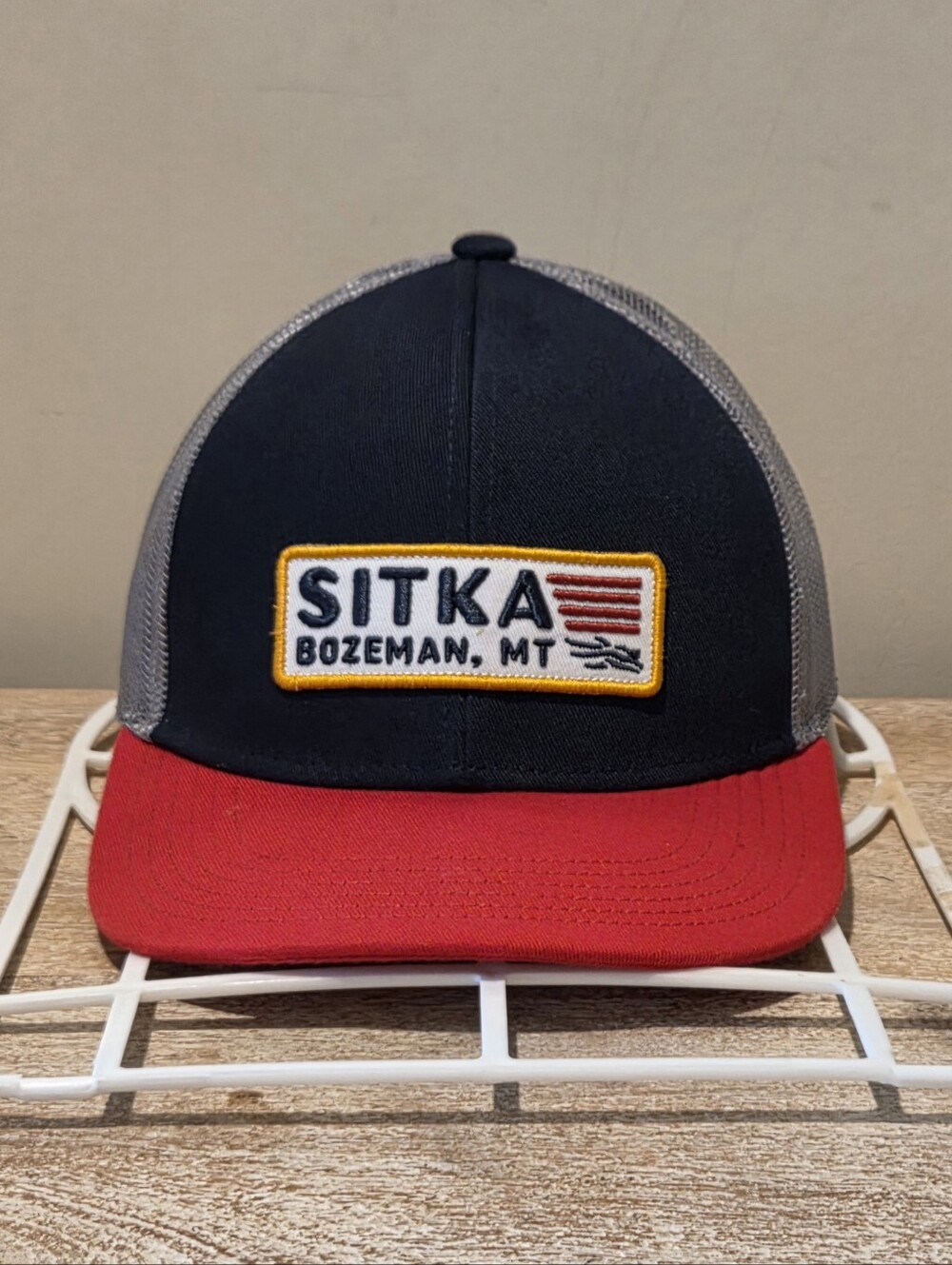 Sitka Bozeman Montana Snapback Trucker Hat OSFA - Mid Profile Fit